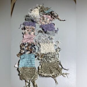 Claire’s Multi Patterned Knit Scarf